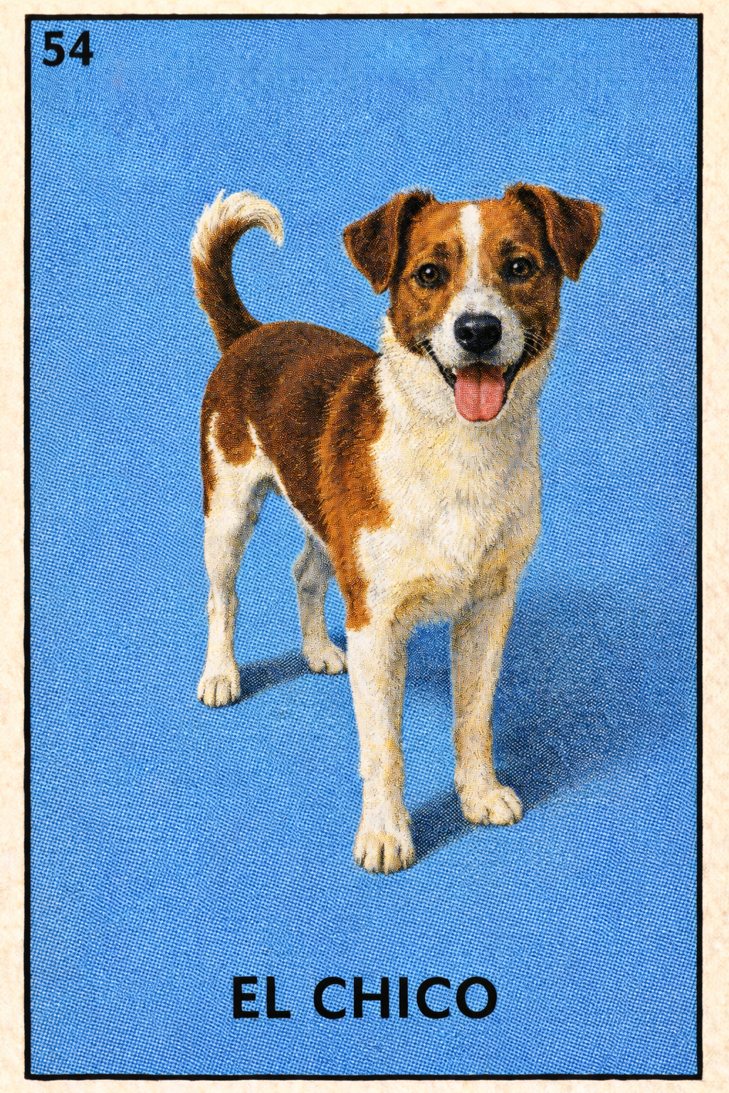 Example Lotería card