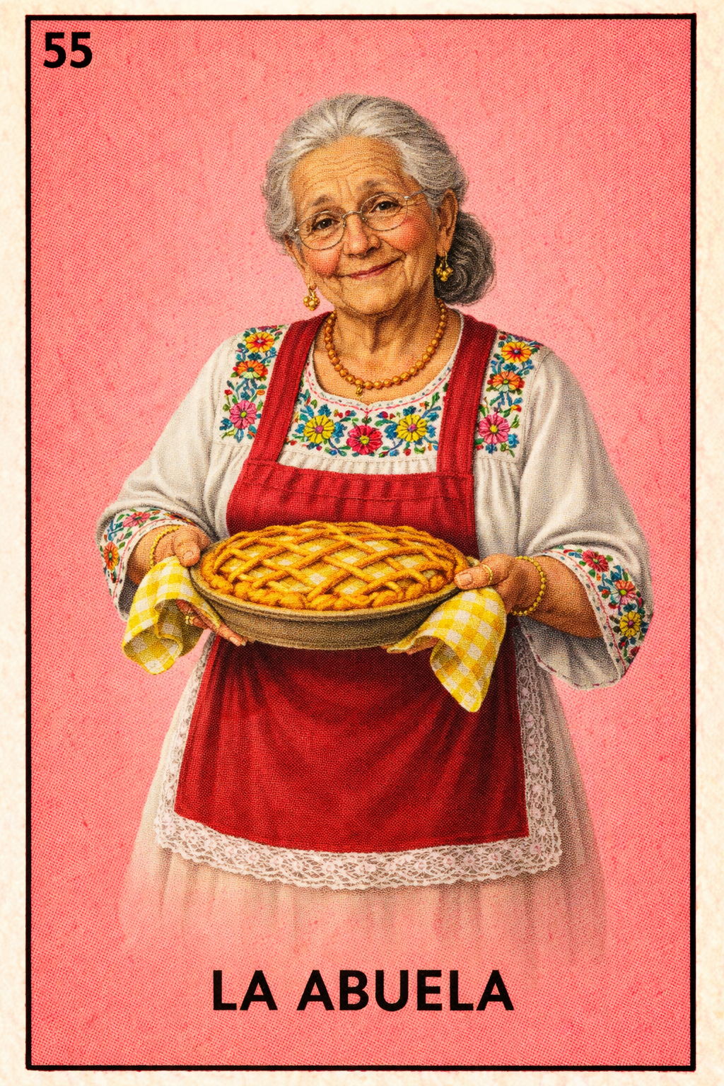 Example Lotería card